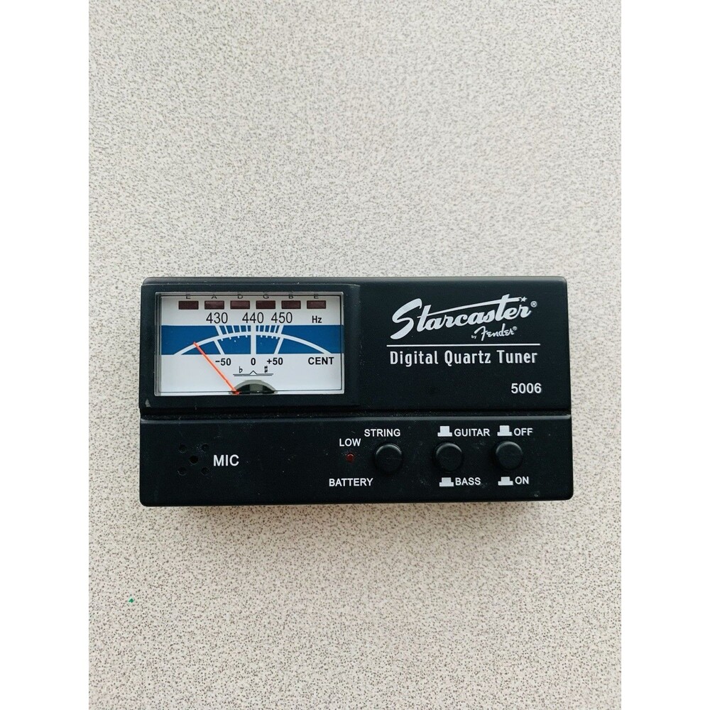 Starcaster by Fender Digital Quartz Tuner 5006 Guitar Bass